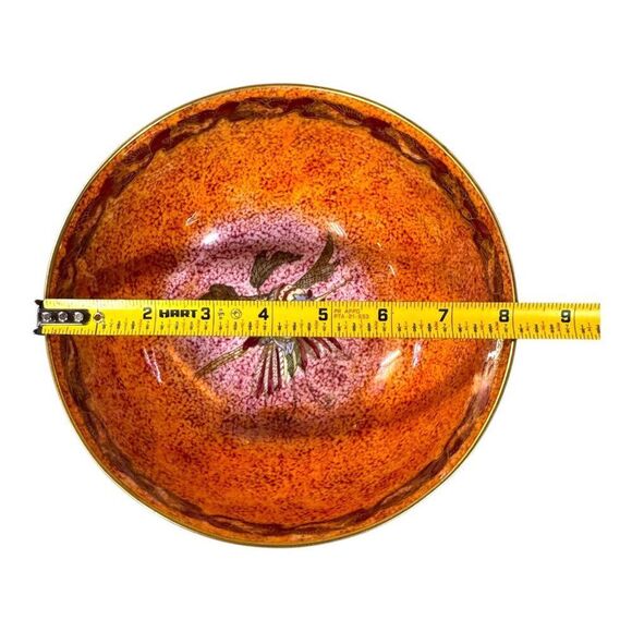 Wedgwood Hummingbird Luster Rare Bowl 8" Diameter Serving Centerpiece Large - Picture 6 of 10